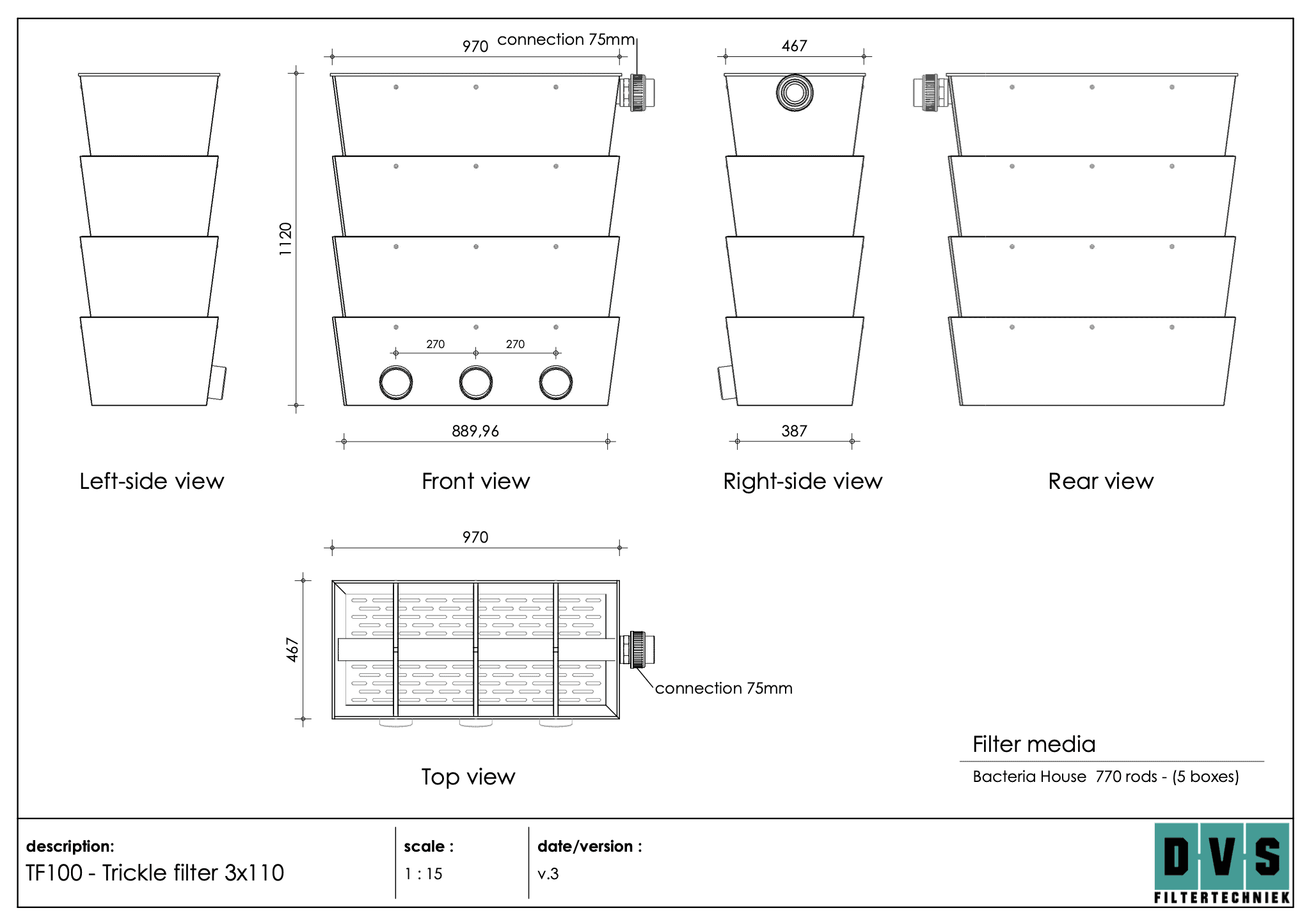TF100 Shower Filter | Shosha Koi Ltd